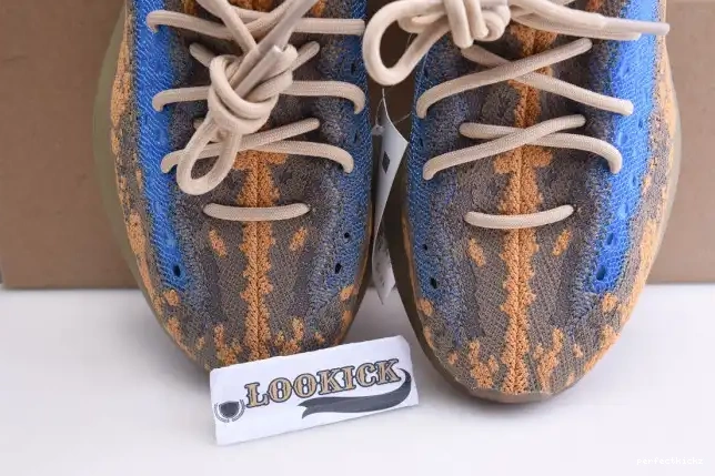 BLUE YEEZY ADIDAS REFLECTIVE 380 OAT FX9847 BOOST 0614